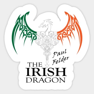 Paul Felder The Irish Dragon Sticker